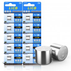 LiCB CR1/3N Battery 3V Lithium 1/3N Batteries (10 - Pack)