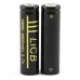 LiCB 2Packs 6800mAh 18650 Battery Rechargeable Li-ion With Lithium Battery Holder case 3.7v Batteries Black(2 PCS)