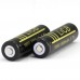 LiCB 2Packs 6800mAh 18650 Battery Rechargeable Li-ion With Lithium Battery Holder case 3.7v Batteries Black(2 PCS)