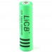 LiCB 2Packs 6800mAh 18650 Battery Rechargeable Li-ion With Lithium Battery Holder case 3.7v Batteries for Flashlight LED Light(2 PCS)