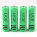 LiCB 2Packs 6800mAh 18650 Battery Rechargeable Li-ion With Lithium Battery Holder case 3.7v Batteries for Flashlight LED Light(2 PCS)