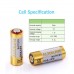LiCB A23 23A 12V Alkaline Battery (10-Pack) 