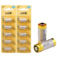 LiCB A23 23A 12V Alkaline Battery (10-Pack) 