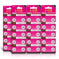 LiCB 40 Pack SR626SW 377 626 Watch Battery 1.5V Button Cell Batteries 
