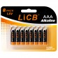 LiCB Alkaline AAA Batteries (8 Pack), 1.5V Long-Lasting Triple A Batteries for Household and Business