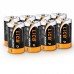 LiCB Alkaline D Batteries (8 pack), 1.5 Volts Long-Lasting D Cell Batteries