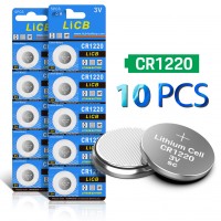 LiCB 10 Pack CR1220 3V Lithium Battery  cr1220