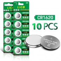 LiCB CR1620 3V Lithium Battery CR 1620 (10-Pack) 