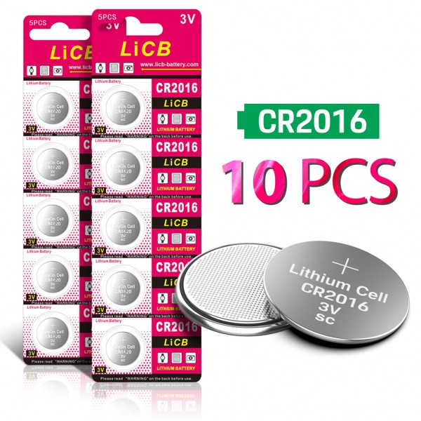 CR2016 3V Lithium Battery(10-Pack) 