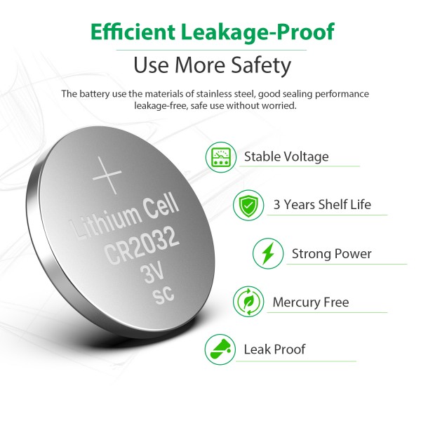 Energizer 2032 3v Lithium Coin 10-pack Batteries, Batteries