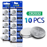 LiCB CR2032 3V Lithium Battery(10-Pack) 