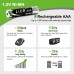LiCB AAA Rechargeable Batteries, 1100mAh High Capacity Triple A Batteries 1.2V NiMH, Pack of 12