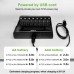 LiCB Rechargeable Batteries AA 2800mAh & AAA 1100mAh with Smart 8 Bay Battery Charger, 1.2V NiMH Battery, 8 Count - 4 AA and 4 AAA
