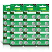 LiCB 40 Pack LR1130 AG10 Battery 1.5V Long-Lasting Alkaline Button Cell Batteries 