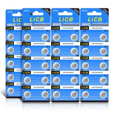 LiCB 40 Pack LR41 AG3 392 384 192 Battery 1.5V Button Coin Cell Batteries 